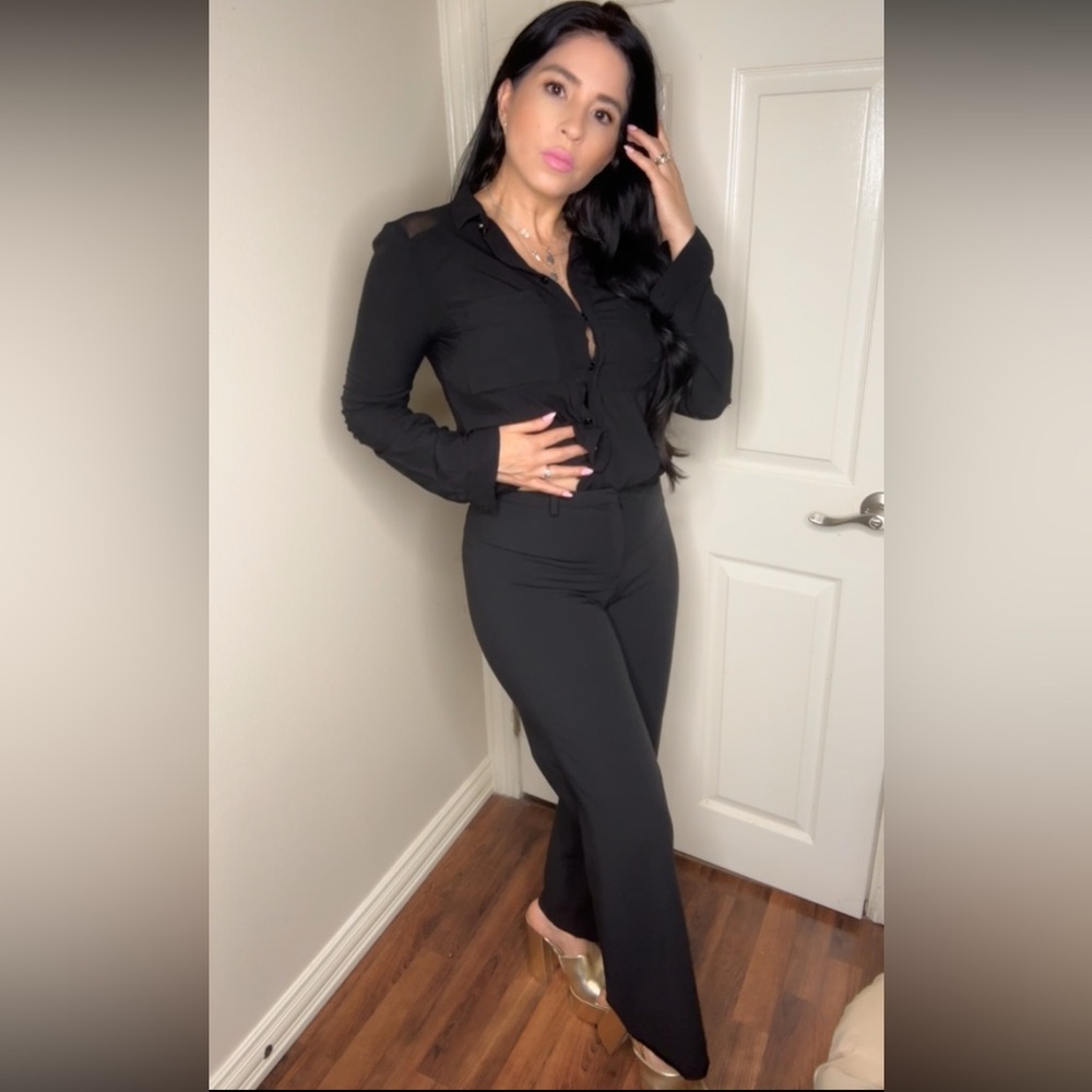 Black Trouser straight leg